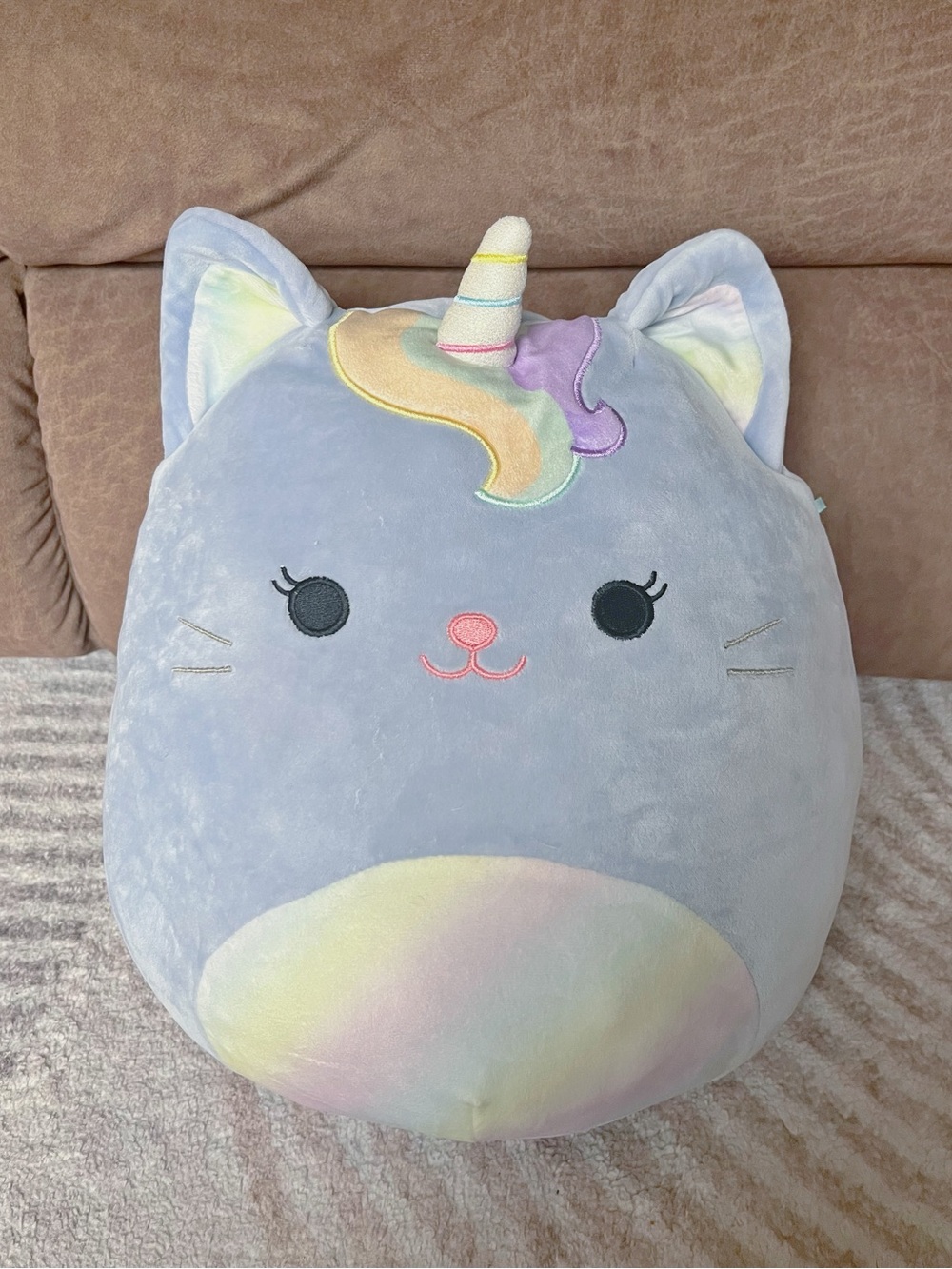 Large Pastel Unicorn Cat Squishmallow - Kids Toys